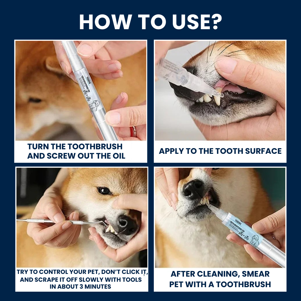 Stylo brosse à dents pour animaux de compagnie™