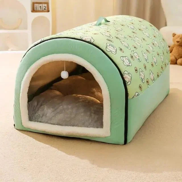 Niche pour chien chaude en hiver