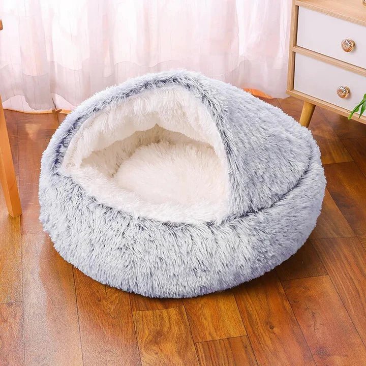 Lit apaisant en peluche pour chien