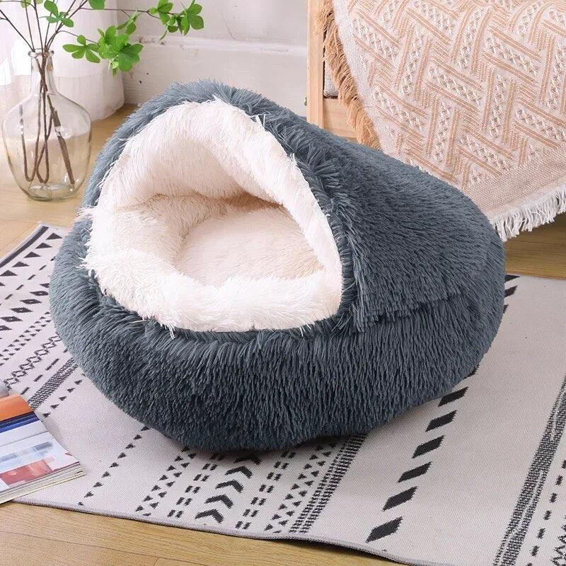 Lit apaisant en peluche pour chien
