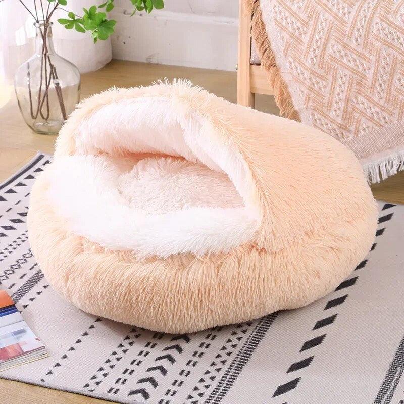 Lit apaisant en peluche pour chien