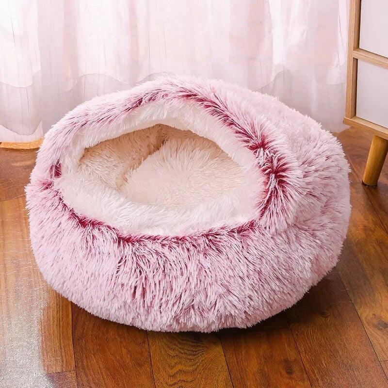 Lit apaisant en peluche pour chien