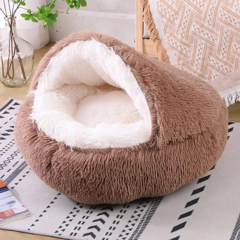 Lit apaisant en peluche pour chien