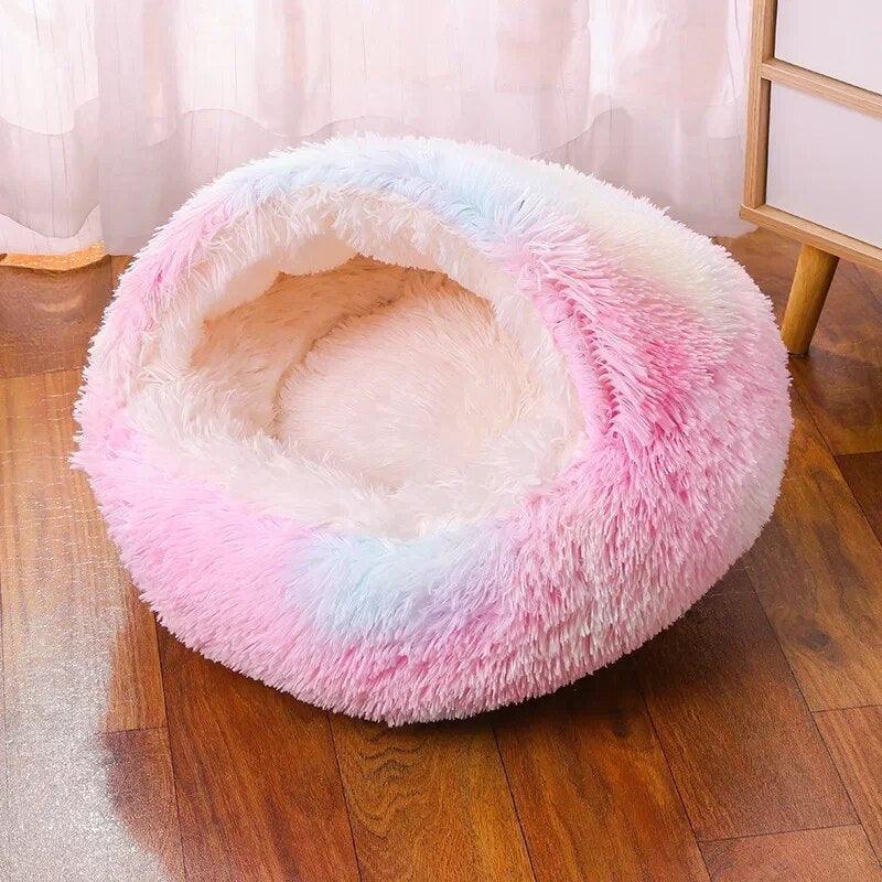 Lit apaisant en peluche pour chien