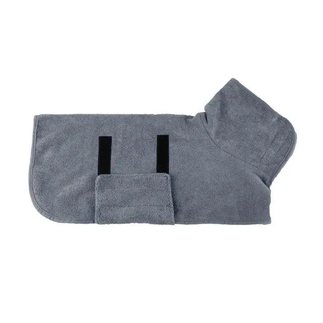 Peignoir absorbant pour chien