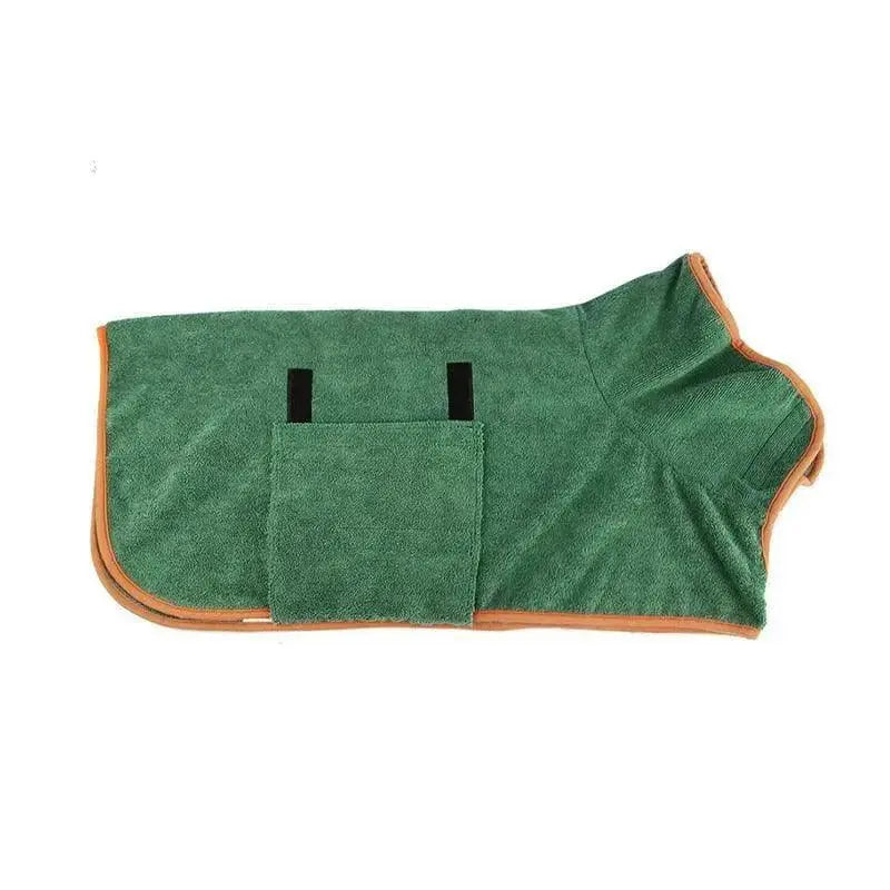 Peignoir absorbant pour chien