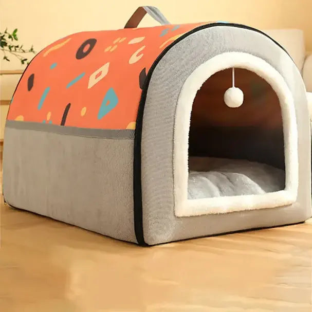 Niche pour chien chaude en hiver