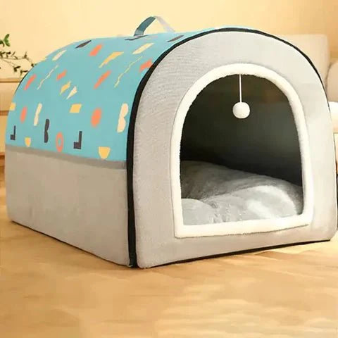 Niche pour chien chaude en hiver