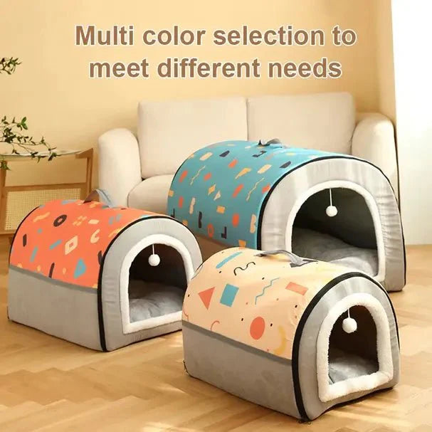 Niche pour chien chaude en hiver