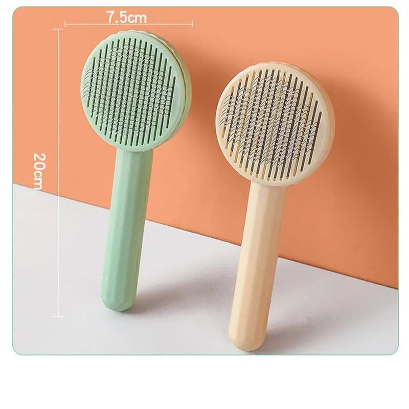 Brosse lissante autonettoyante