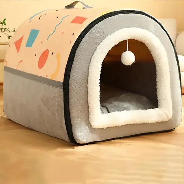 Niche pour chien chaude en hiver