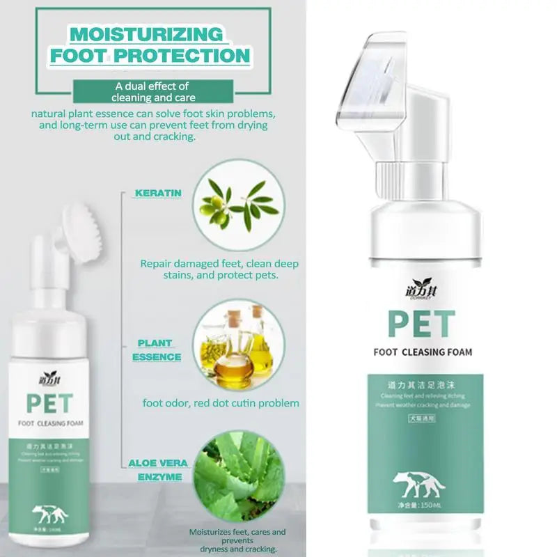 Nettoyant pour pattes d'animaux