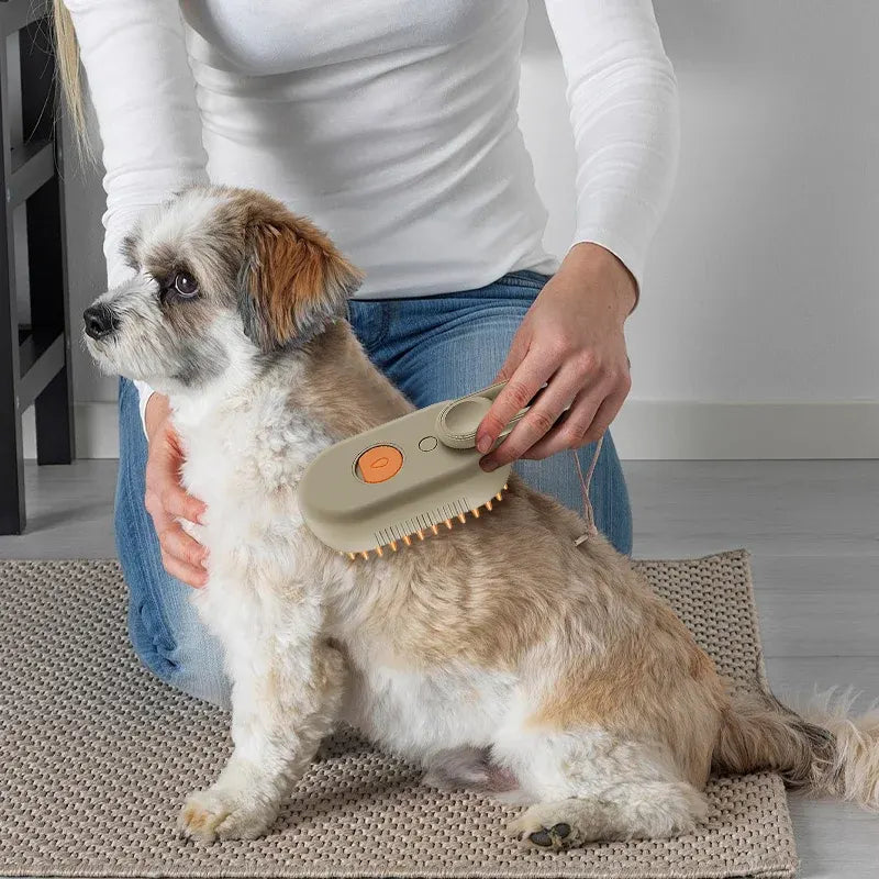 Brosse à vapeur 3 en 1 pour animaux de compagnie