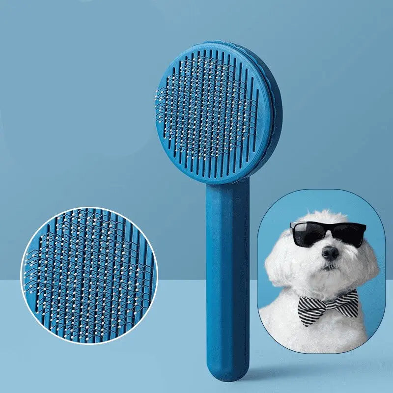 Brosse lissante autonettoyante