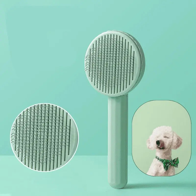 Brosse lissante autonettoyante