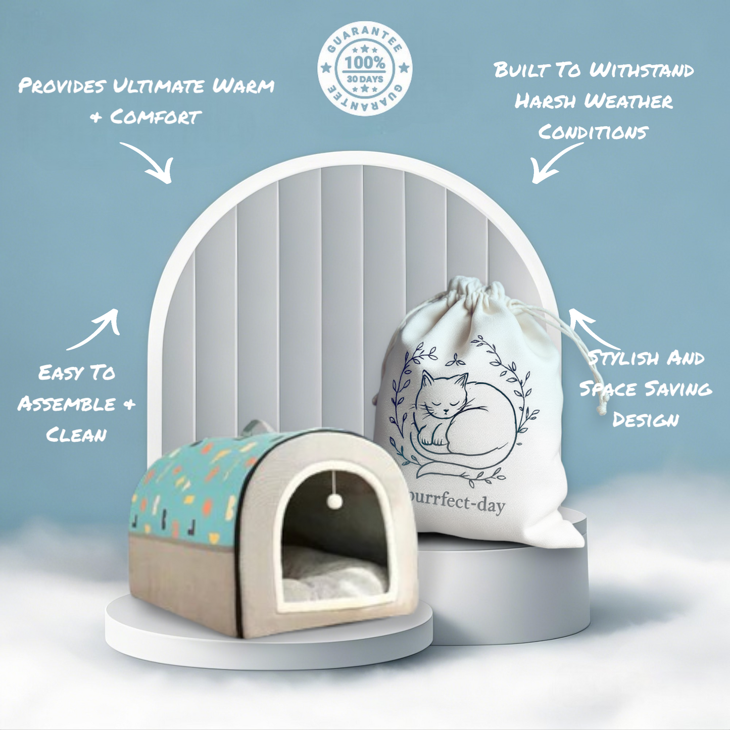 Winter Warm Dog House