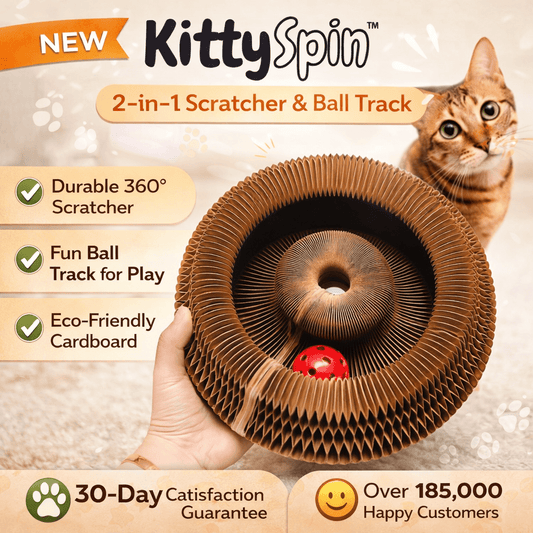 Indoor cat scratcher used to redirect furniture scratching