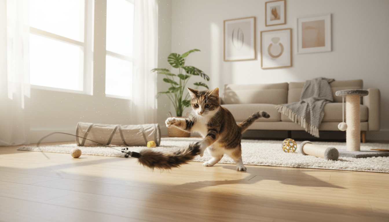 Fast Floor-level Chase Vs Wand-style Play For Indoor Cats: Which Fit Makes More Sense for Indoor Cats? - Purrfect-day
