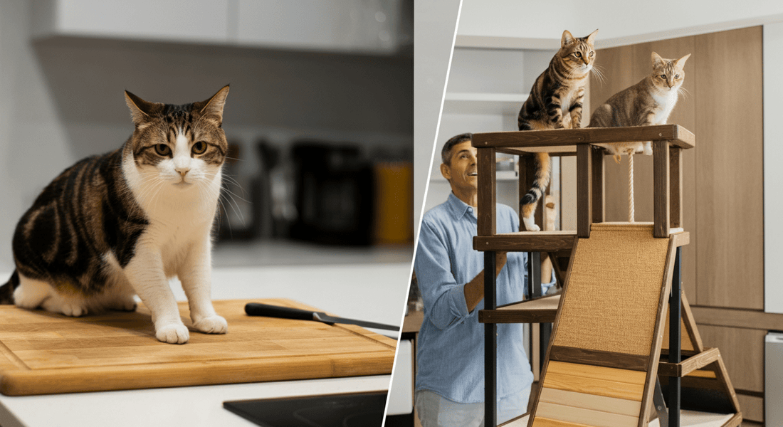 How to Keep Your Cat Off the Kitchen Counters (Without Yelling) - Purrfect-day