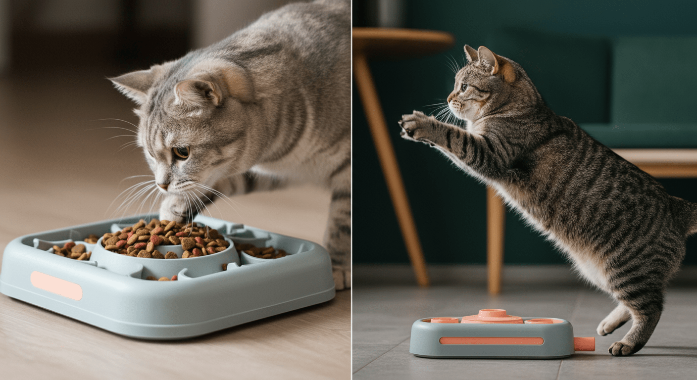 Are Puzzle Feeders Enough to Keep Your Cat Entertained? - Purrfect-day