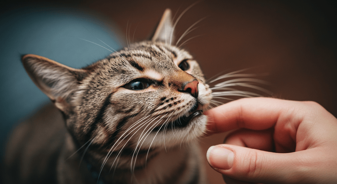 Why Does My Cat Bite Me Gently Then Lick Me? - Purrfect-day