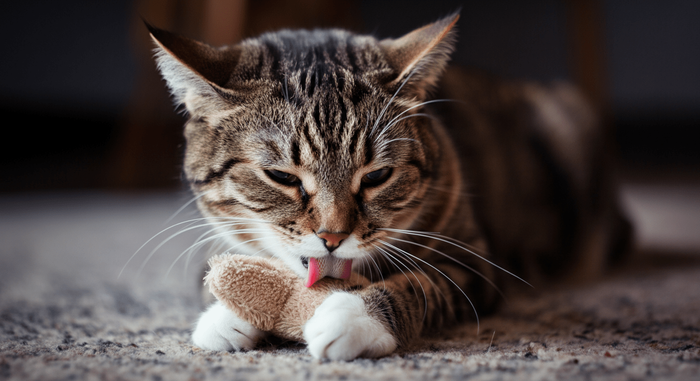Why Does My Cat Groom Their Toys? The Science of Feline Affection - Purrfect-day