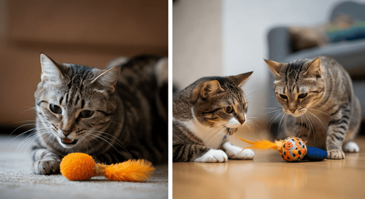 How to Stop Cats Fighting Over Toys (The Parallel Play Method) - Purrfect-day