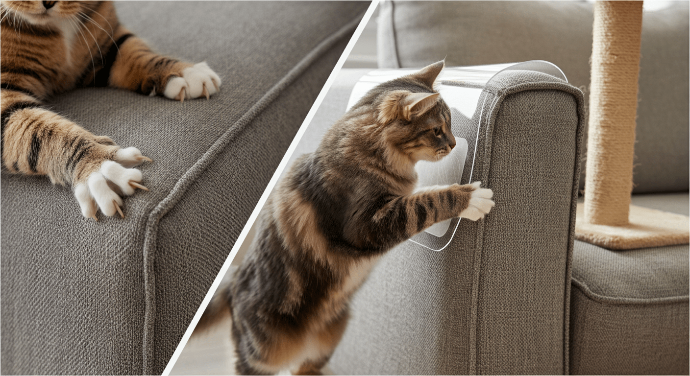 How to Stop Your Cat From Scratching the Couch - Purrfect-day