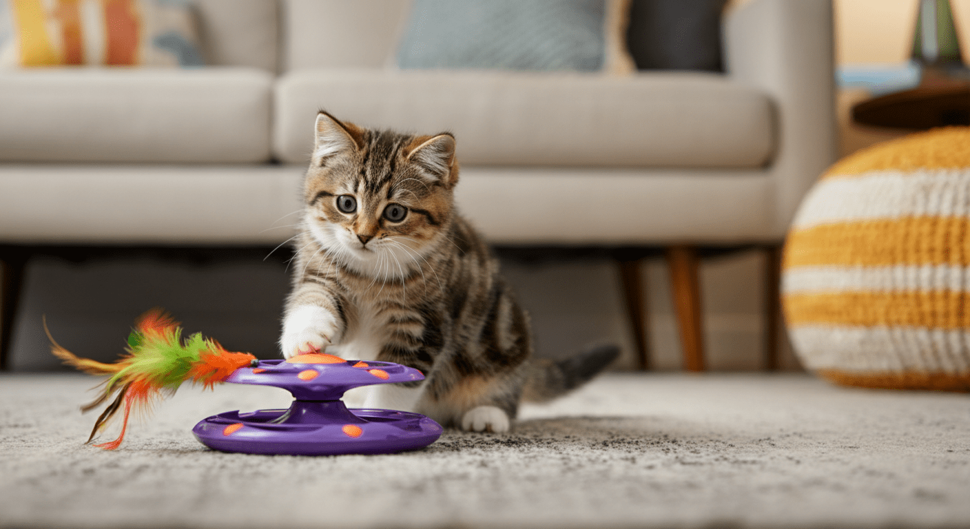 Are Automatic Cat Toys Safe for Kittens? What You Need to Know - Purrfect-day