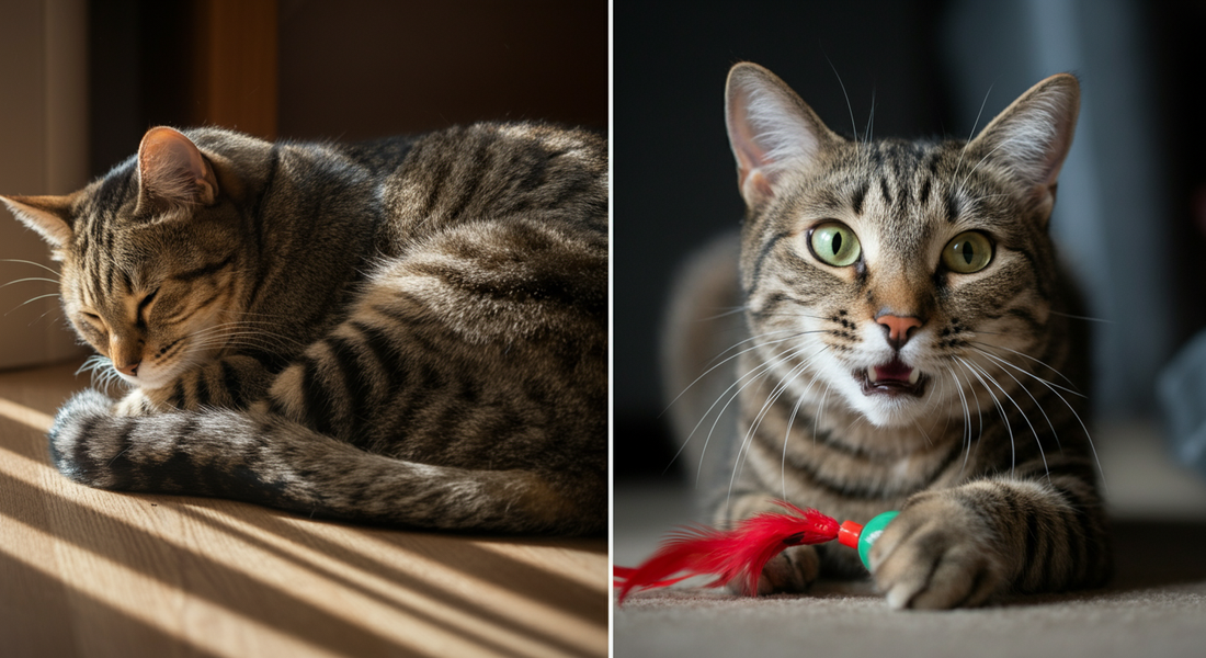 Featured Image for article: Why Does My Cat Sleep All Day? (When to Worry vs. When to Play)