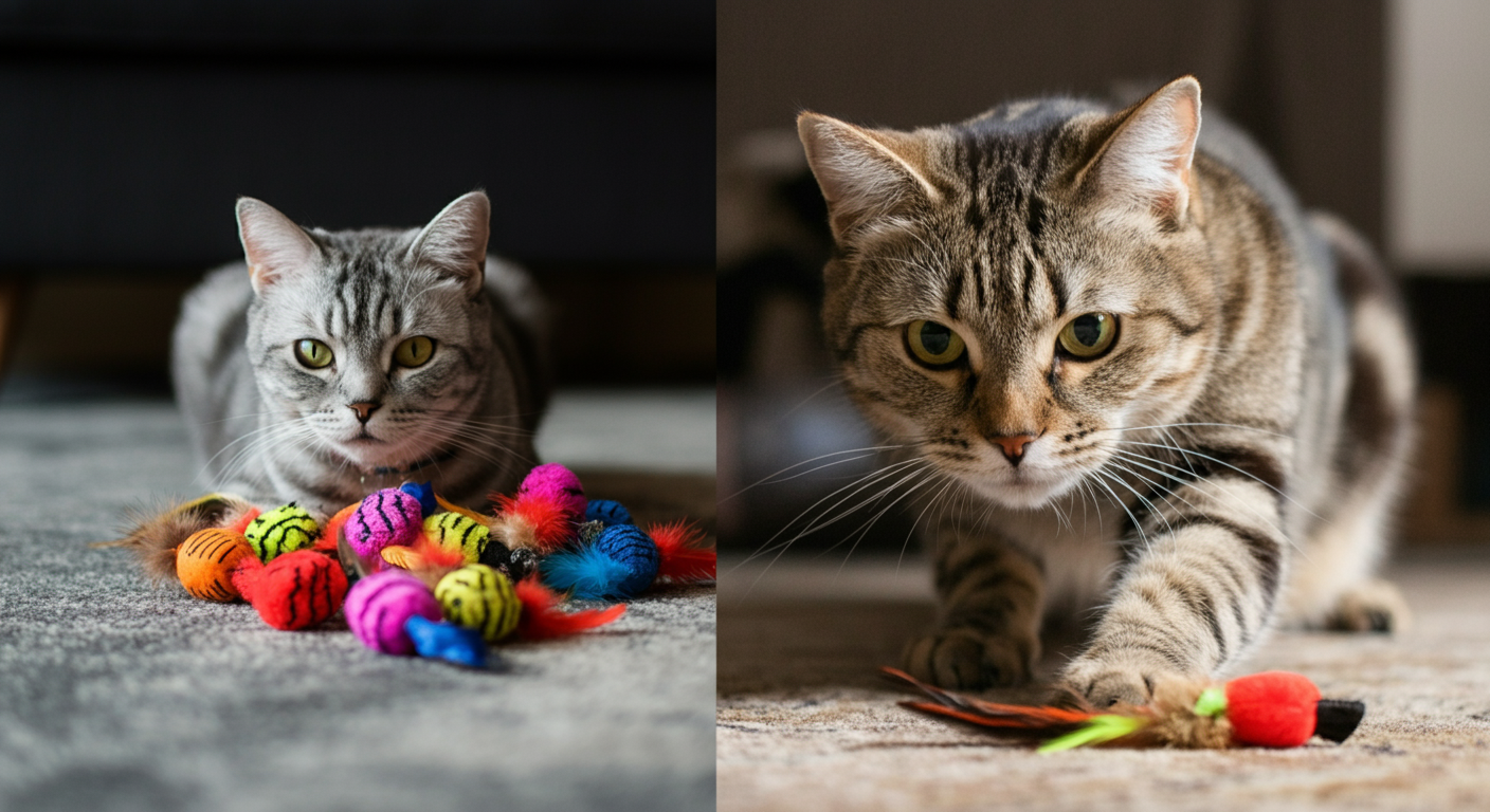 Featured Image for article: The Cat Toy Rotation Strategy: How to Cure 'Toy Fatigue'