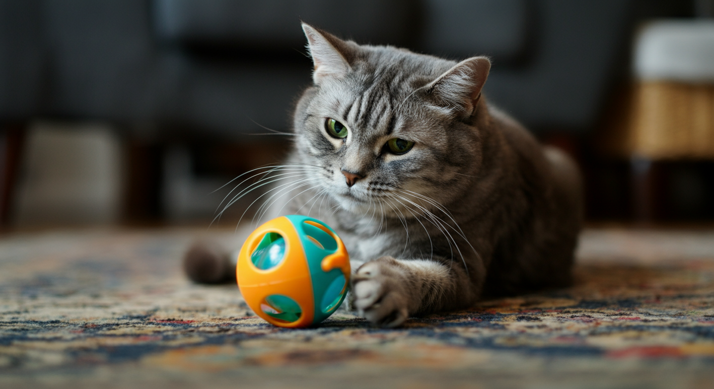 Featured Image for article: The Best Cat Toys for Seniors: Active Play Without Joint Stress