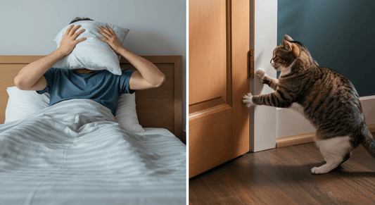 How to Stop Your Cat From Scratching the Bedroom Door at Night - Purrfect-day