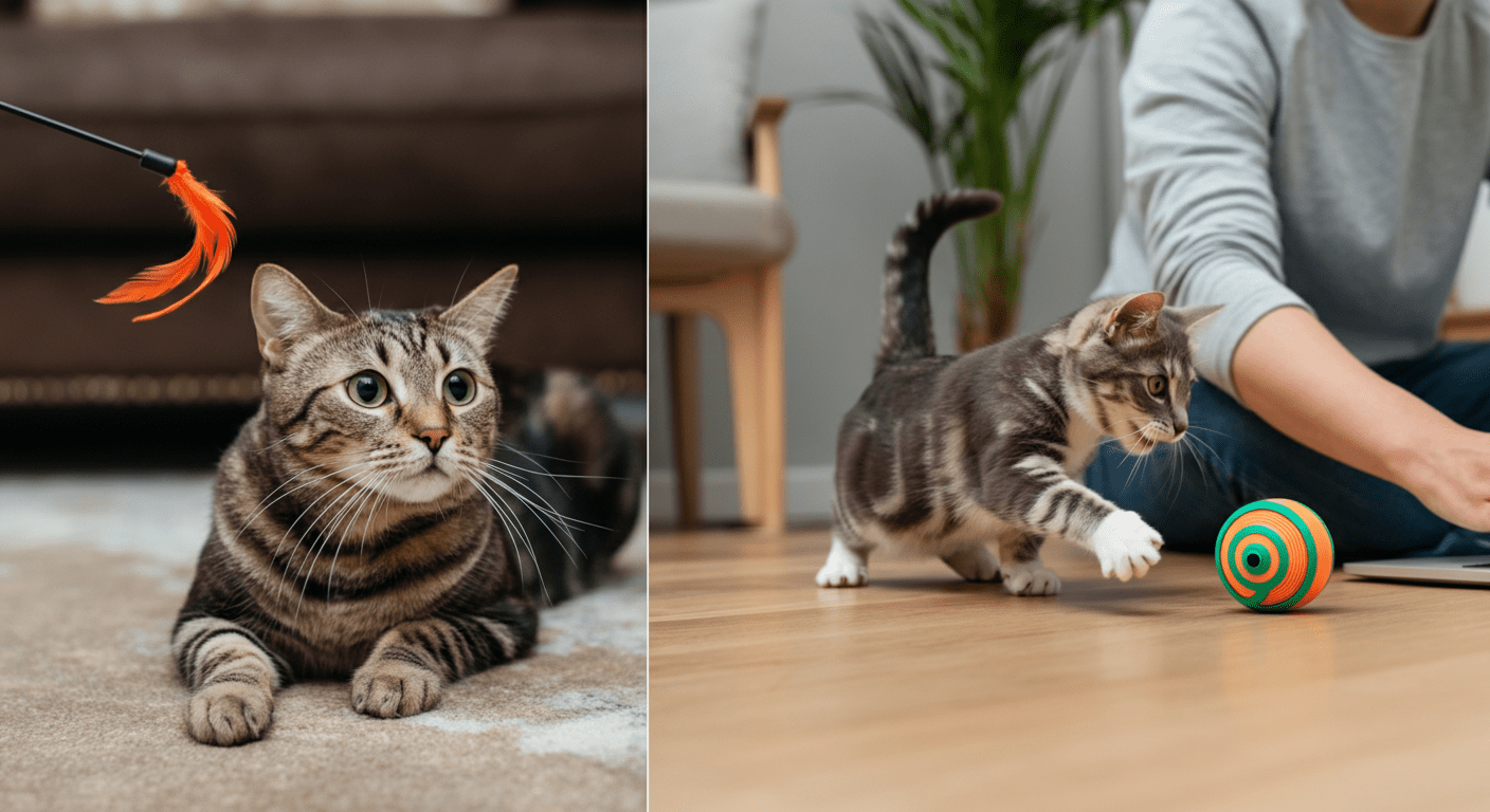 How to Teach Your Cat to Play by Themselves - Purrfect-day