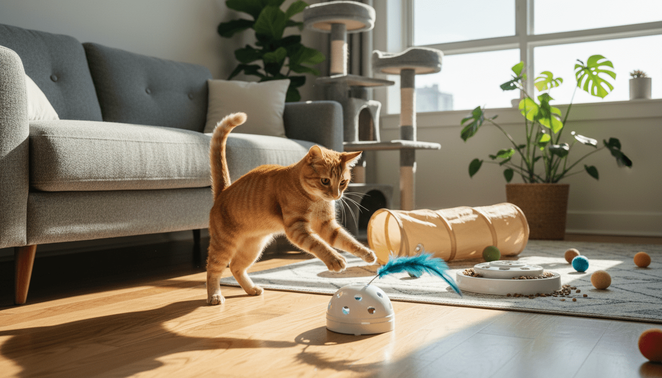 How To Keep Indoor Cats Entertained While At Work: Practical Fixes for Indoor Cat Households - Purrfect-day