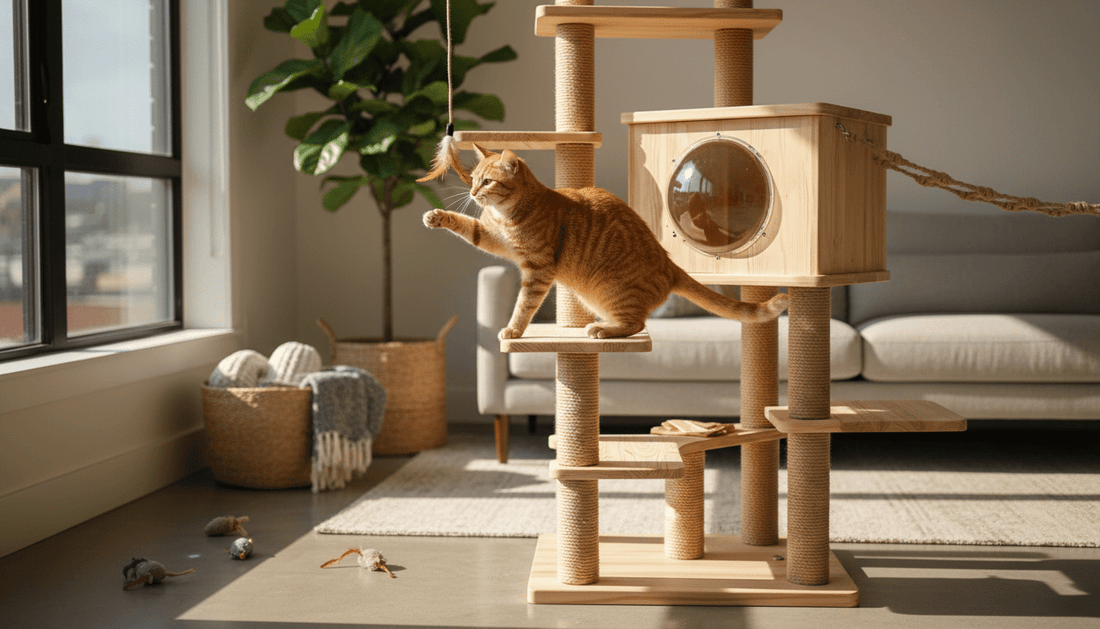 Indoor Cat Enrichment Guide: Practical Advice for Indoor Cats - Purrfect-day