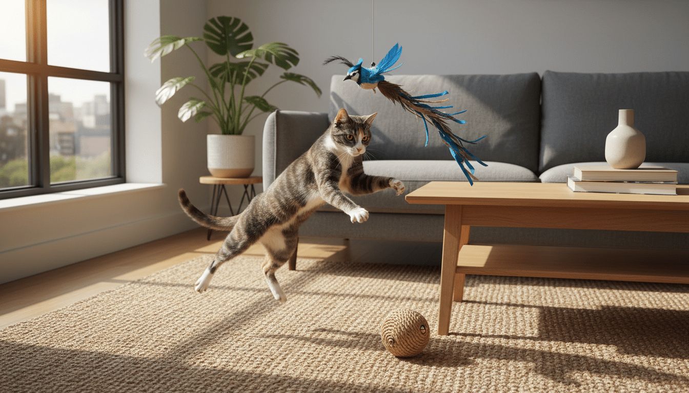 Rolling Toy Vs Bird Toy For High-energy Cats: Which Fit Makes More Sense for Indoor Cats? - Purrfect-day