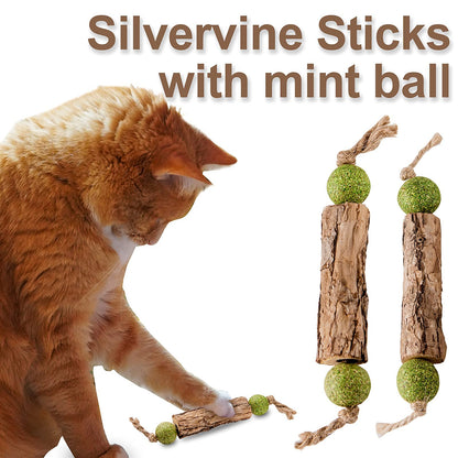VineChew™ Natural Silvervine & Catnip Chews — 3 Pack
