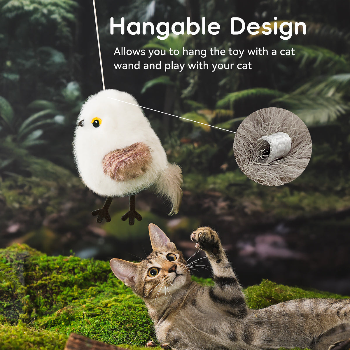 ChirpBuddy™ Interactive Bird Cat Toy