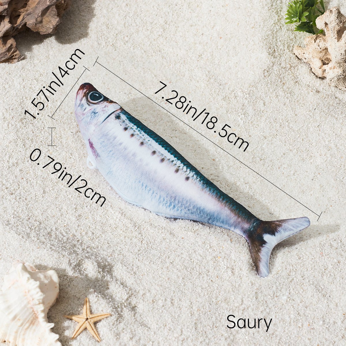 Floppy Fish Mini™ for cats | Purrfect - day