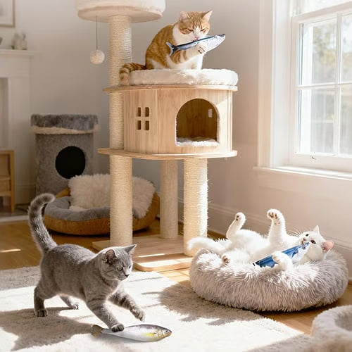It Features an Infused Catnip Pocket for Instant Attraction.