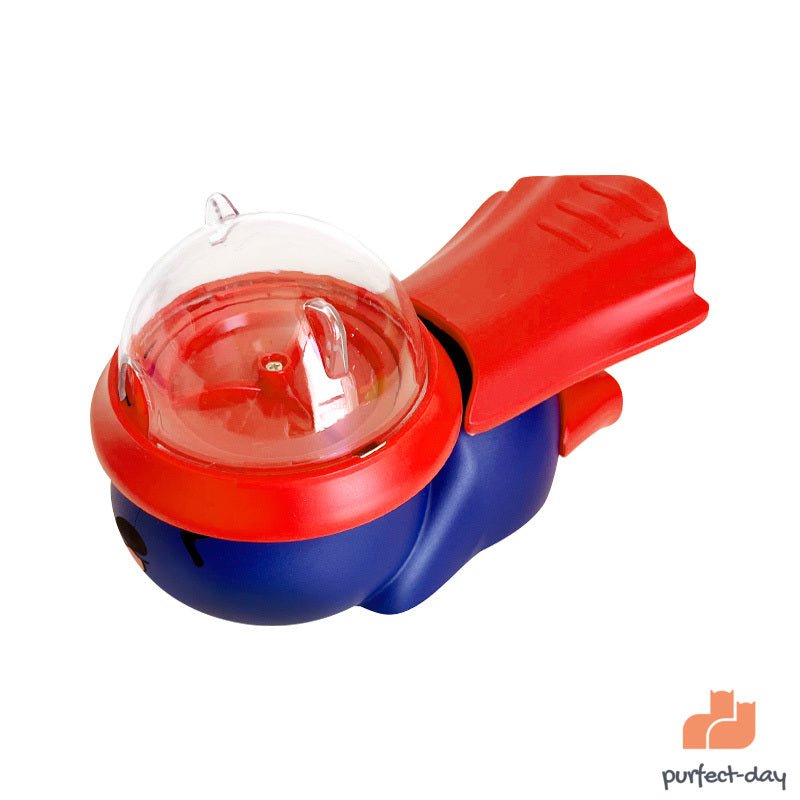 Superman Food Dispenser for cats | Purrfect - day