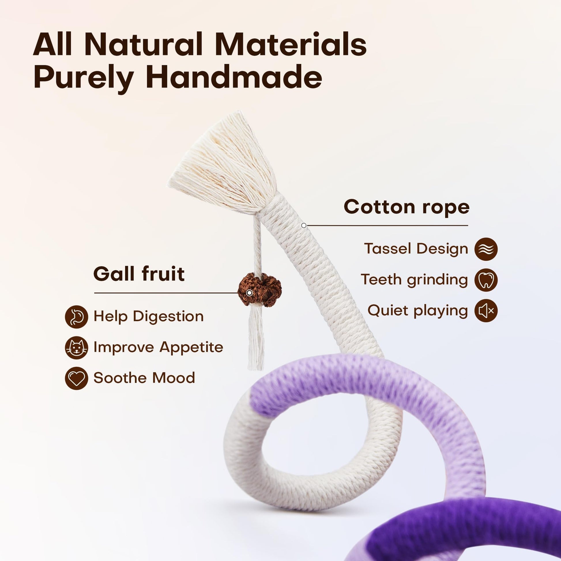 Catnip Chew Rope Toy for cats | Purrfect - day