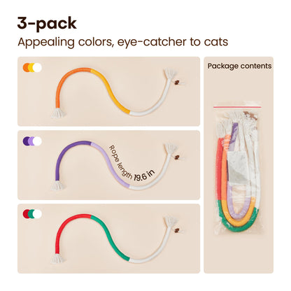 Catnip Chew Rope Toy for cats | Purrfect - day