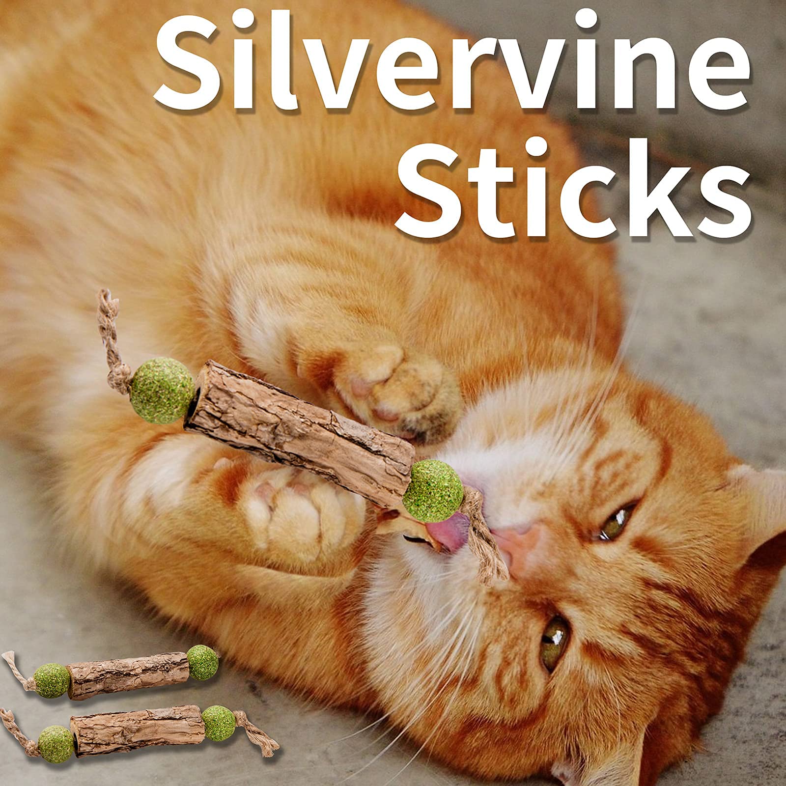 VineChew™ Natural Silvervine & Catnip Chews — 3 Pack