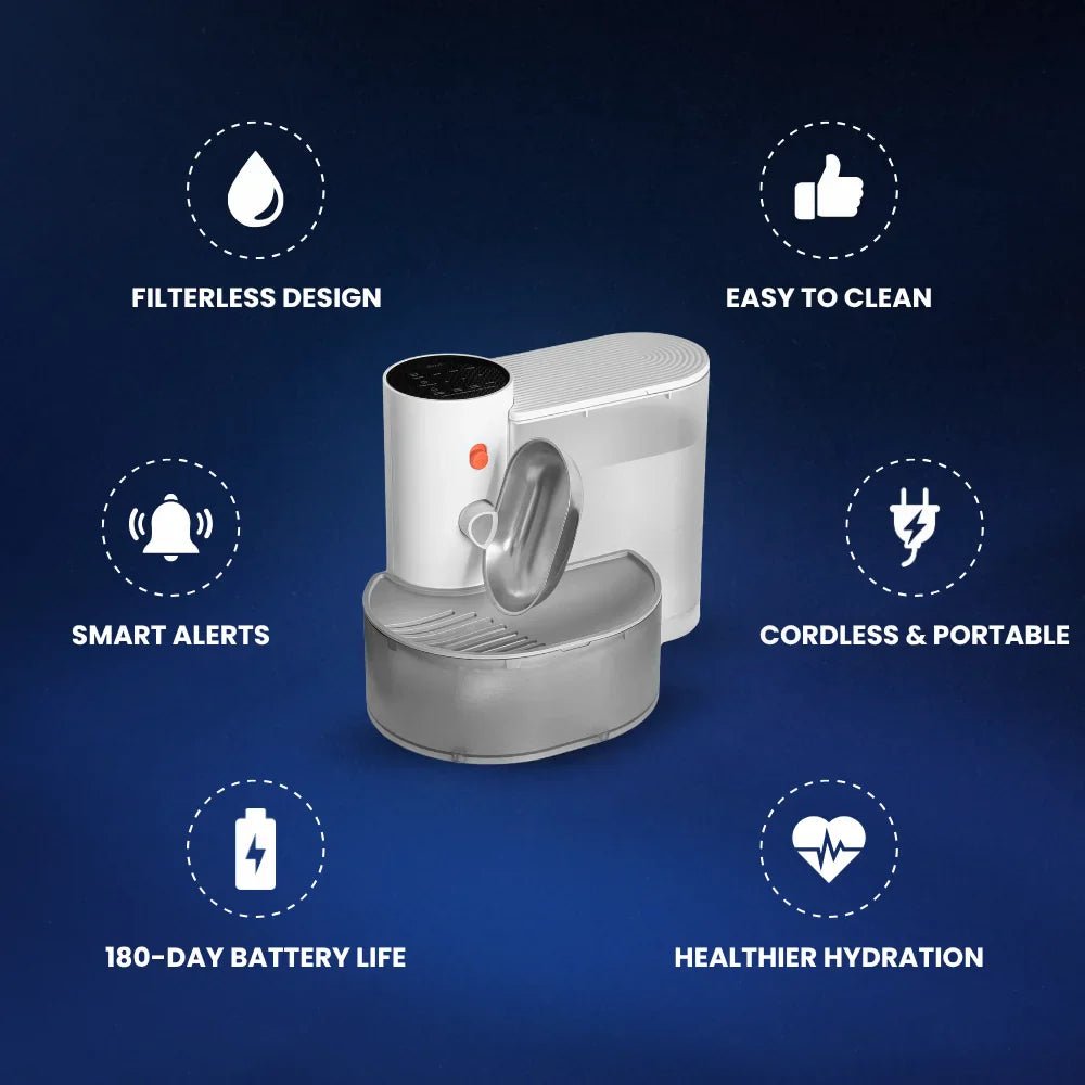 Aqua Bot 2.0 | Filter - Free Cat Water Fountain for cats | Purrfect - day