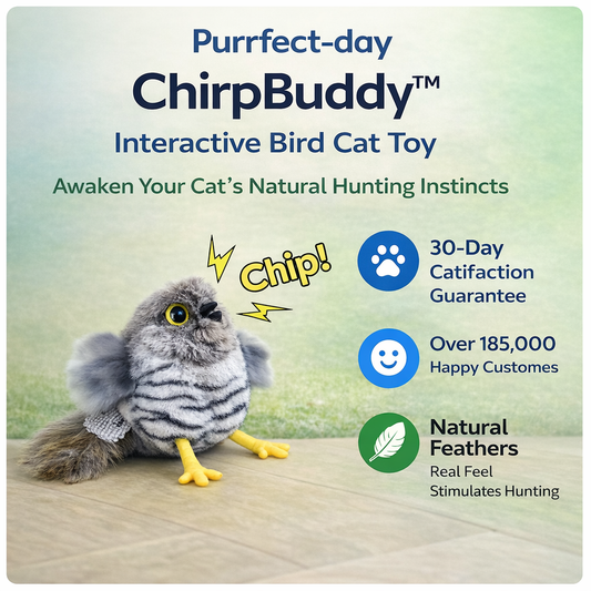 ChirpBuddy™ Interactive Bird Cat Toy