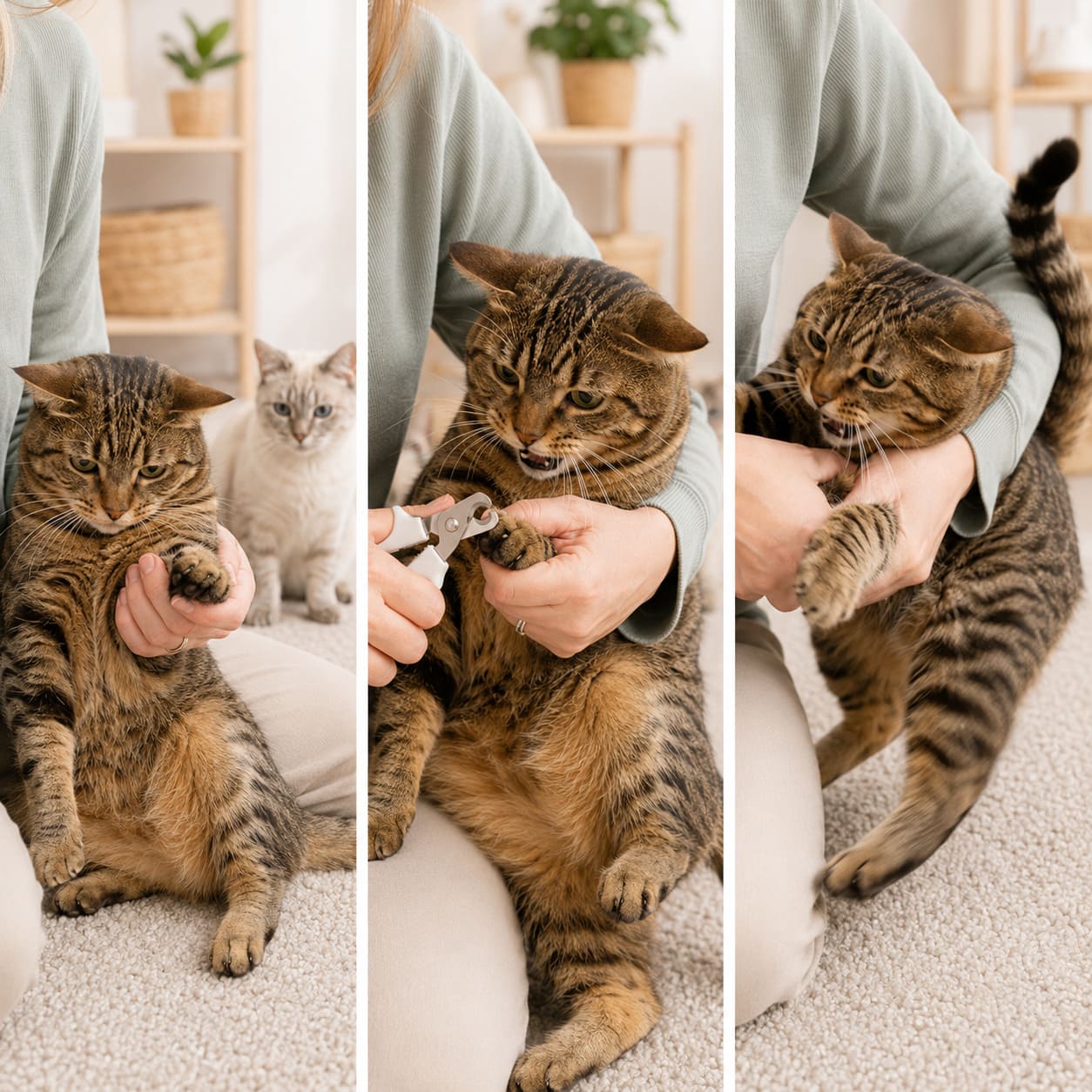 Great for Cats Who Hate Paw Handling