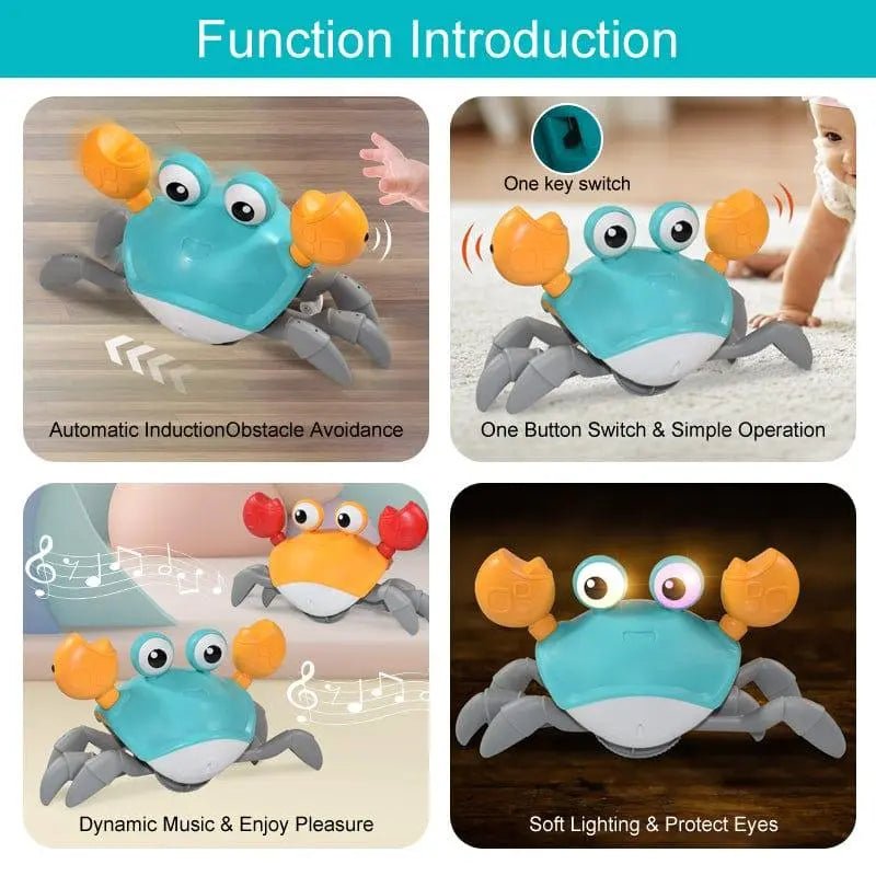 Interactive Crawling Crab™ for cats | Purrfect - day