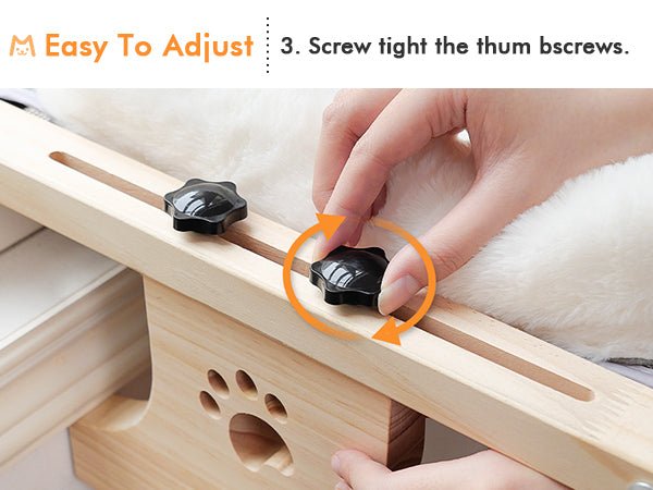 Wooden Cat Window Bed for cats | Purrfect - day